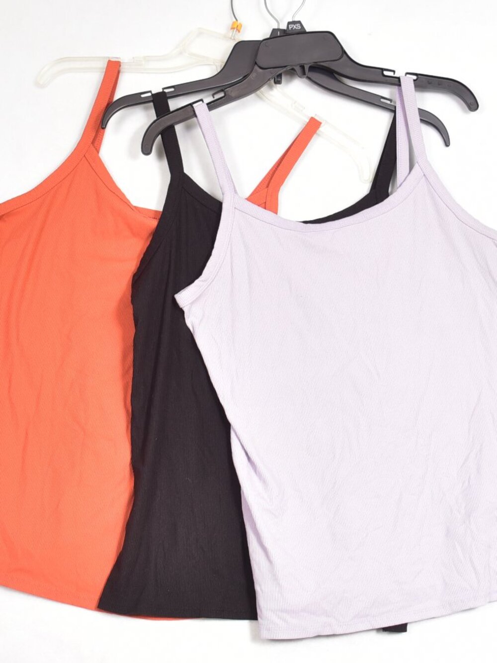 Lot of 3 No Boundaries Tank Tops Purple Orange Black Size XL